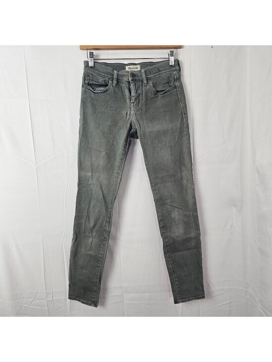 Madewell Denim - Madewell Skinny Skinny Jeans Womans 25 26x27 Gray Stretch Denim Bohemian